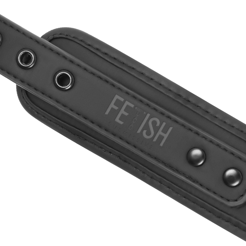 Kit Bondage Collare e Manette Fetish Submissive — Pelle Vegana