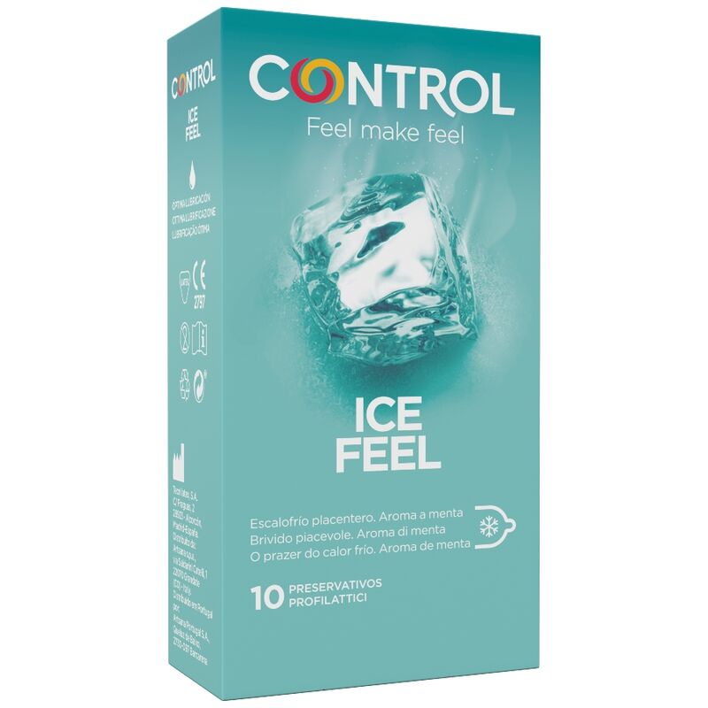Preservativi Effetto Freddo Control Ice Feel — Menta, 10 pz