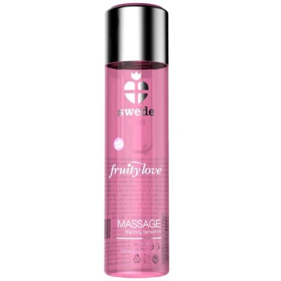 Olio da Massaggio Erotico Swede Fruity Love — Fragola, 60 ml