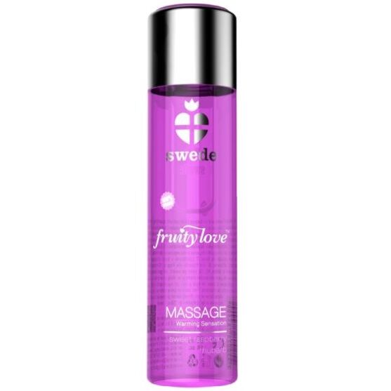 Olio da Massaggio Riscaldante Swede Fruity Love — Lampone 60 ml