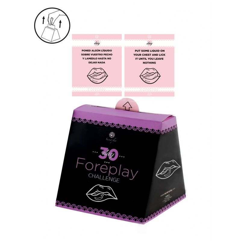 Gioco di Coppia Erotico Secretplay Sfida 30 Giorni — 30 Carte