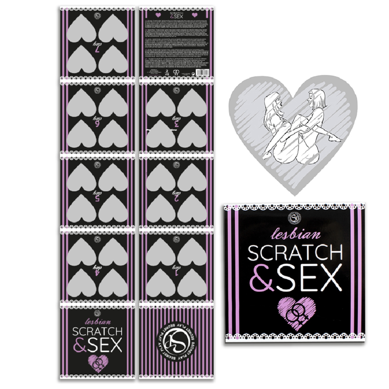Gioco Erotico Gratta e Vinci Secretplay Scratch & Sex — Coppie Lesbiche