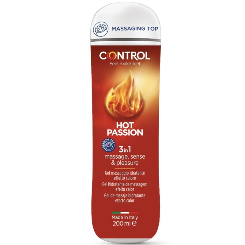 Gel Stimolante Riscaldante 3 in 1 Control Hot Passion — 200 ml