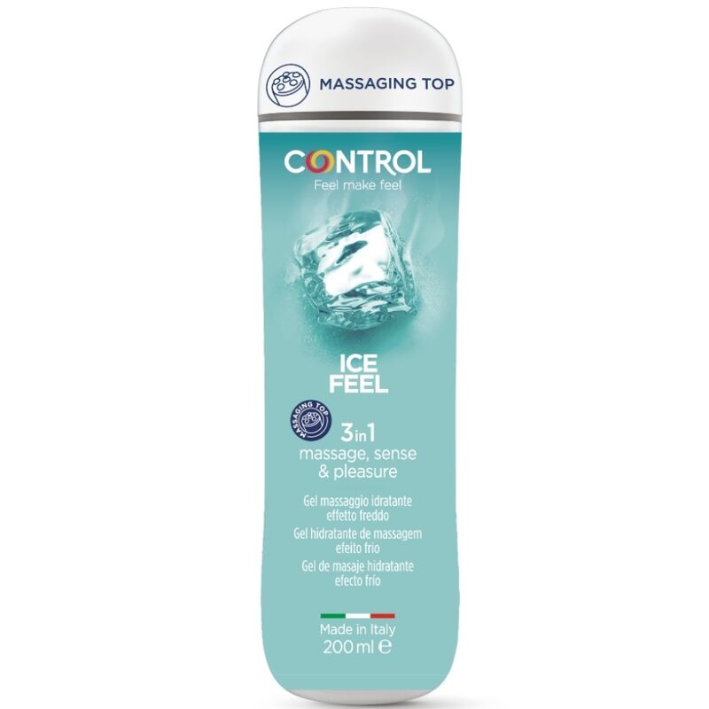 Gel Lubrificante 3 in 1 Effetto Ghiaccio Control Ice Feel — 200 ml
