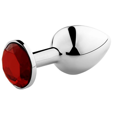 Plug Anale in Metallo Taglia L Secretplay — Alluminio, Rosso