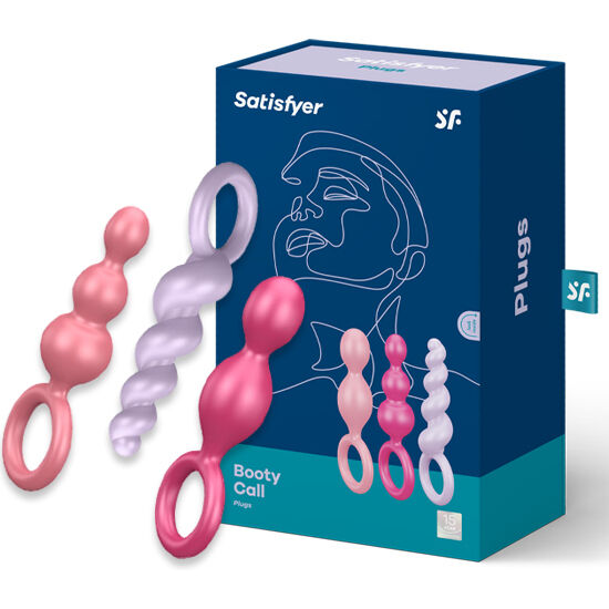 Set 3 Plug Anali Satisfyer — Silicone, 3 Misure
