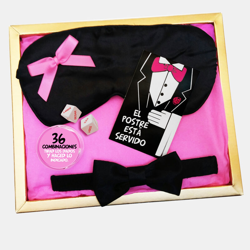 Kit Bondage Erotico Inedit Dessert — Maschera, Dadi, Papillon