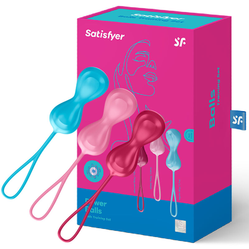 Palline Vaginali Allenamento Pavimento Pelvico Satisfyer — Set 3