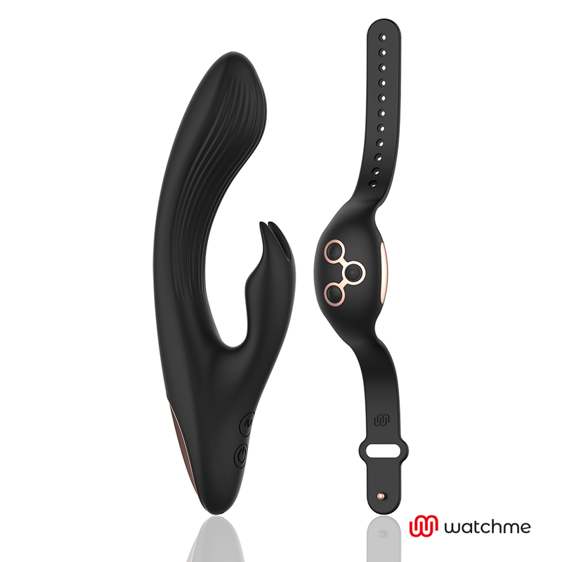 Vibratore Rabbit con Telecomando Anne's Desire — Nero/Oro