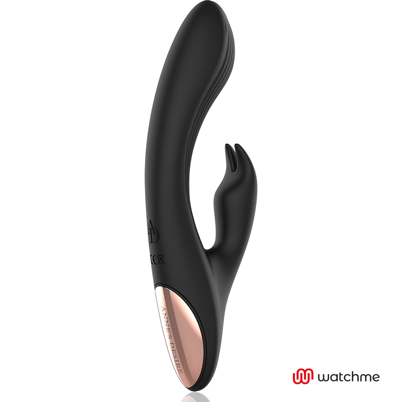Vibratore Rabbit con Telecomando Anne's Desire — Nero/Oro