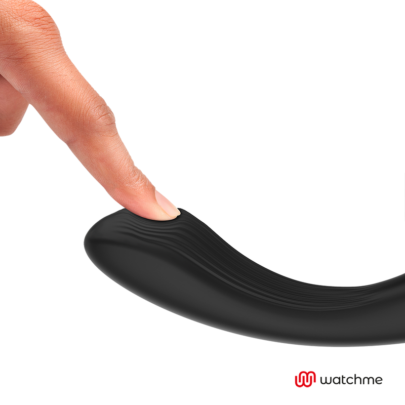Vibratore Curvo con App Anne's Desire — Tecnologia WatchMe, Nero