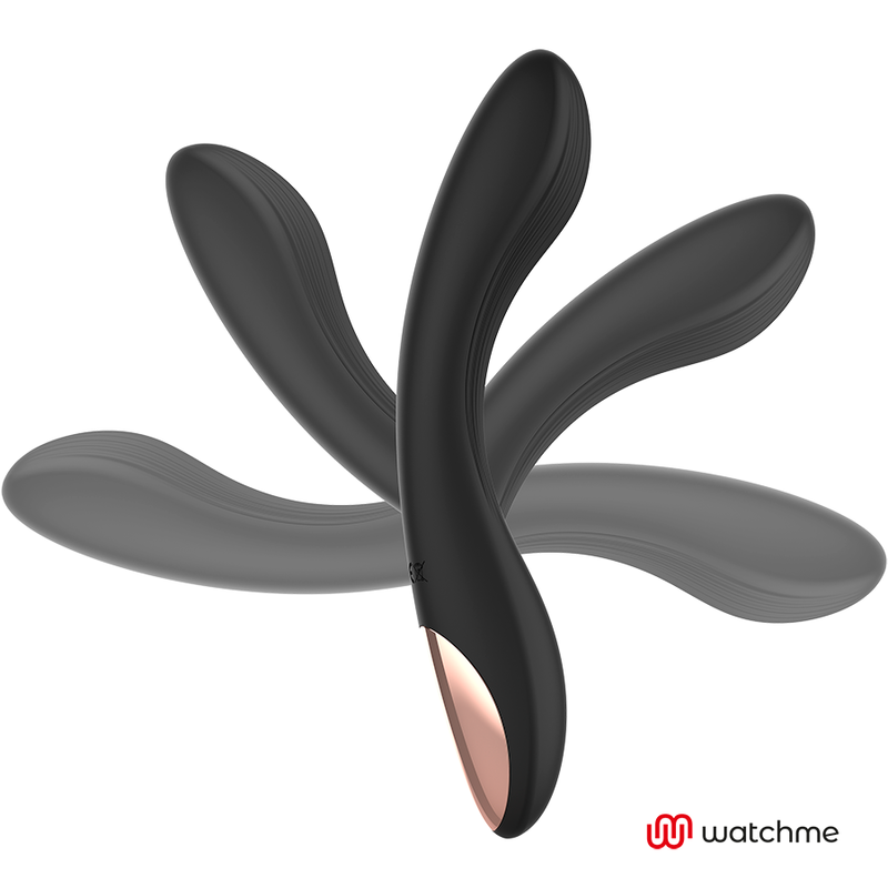 Vibratore Curvo con App Anne's Desire — Tecnologia WatchMe, Nero