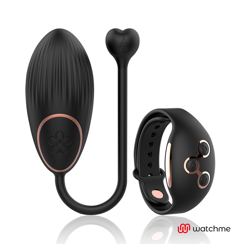 Uovo Vibrante con App Anne's Desire Watchme — Nero/Oro