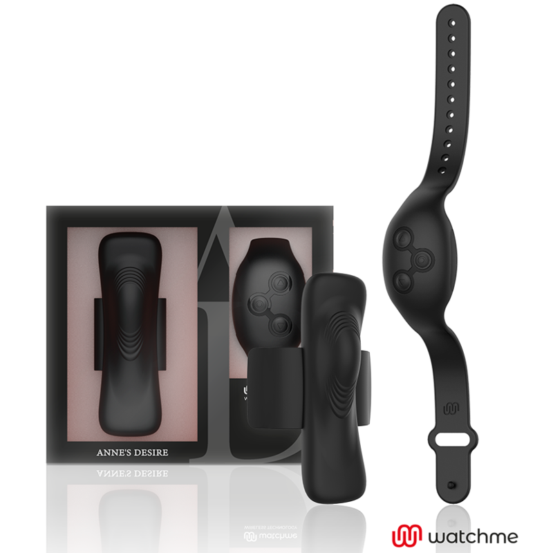 Vibratore Slip con App Anne's Desire Panty Pleasure — Nero