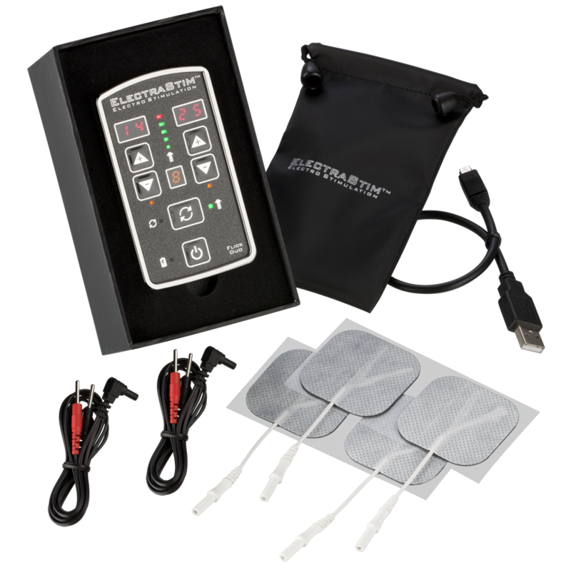 Kit Elettrostimolazione Doppio Canale ElectraStim Flick Duo