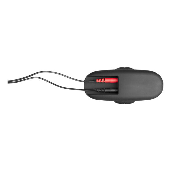Plug Anale E-Stim Electrastim Silicone Noir Rocker — Medio