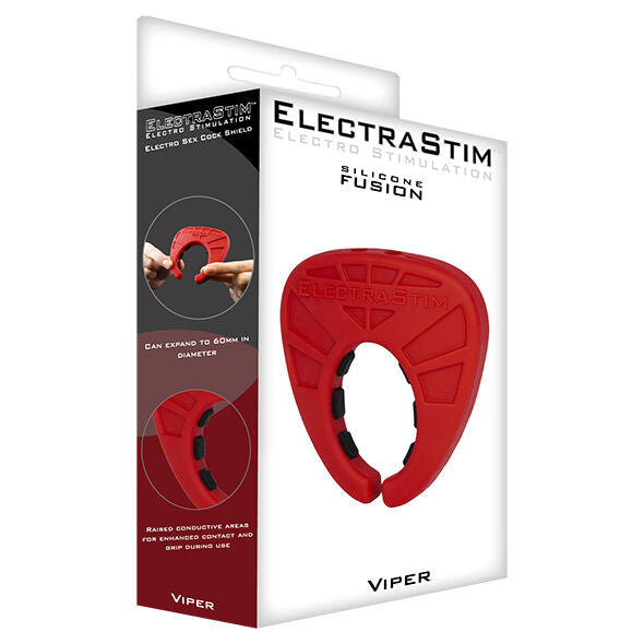 Anello Fallico Elettrostimolante Electrastim Viper Fusion — Silicone