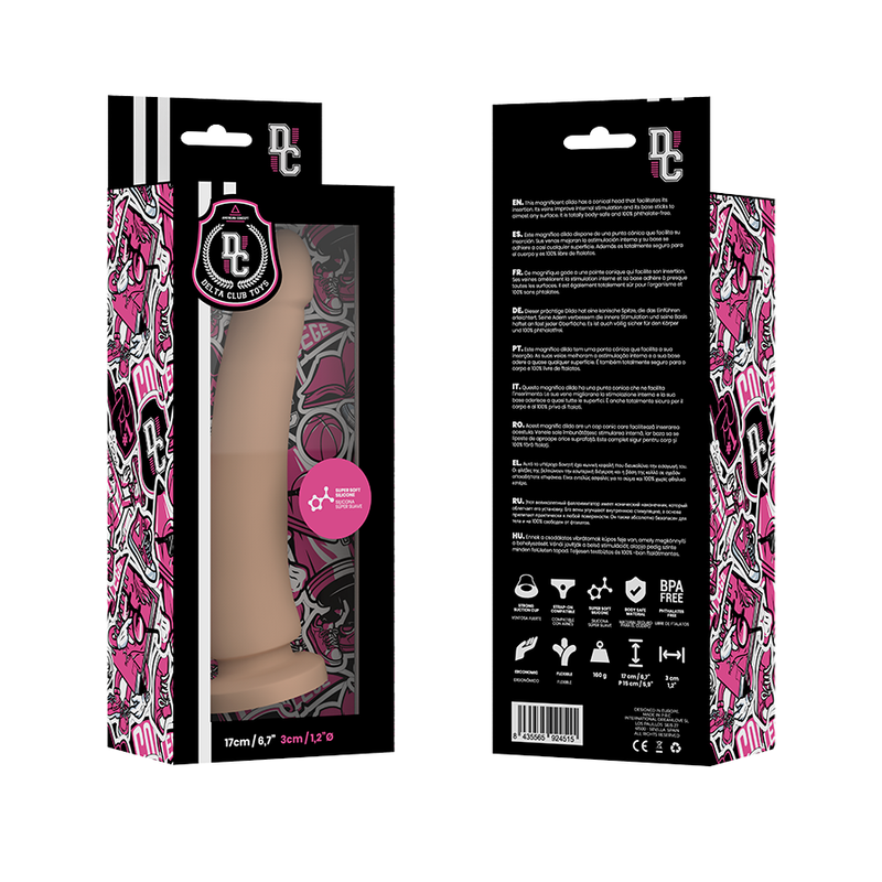 Dildo Realistico in Silicone Medicale Delta Club — 17 cm