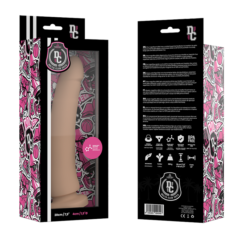 Dildo Realistico in Silicone Medicale Delta Club — 20 cm
