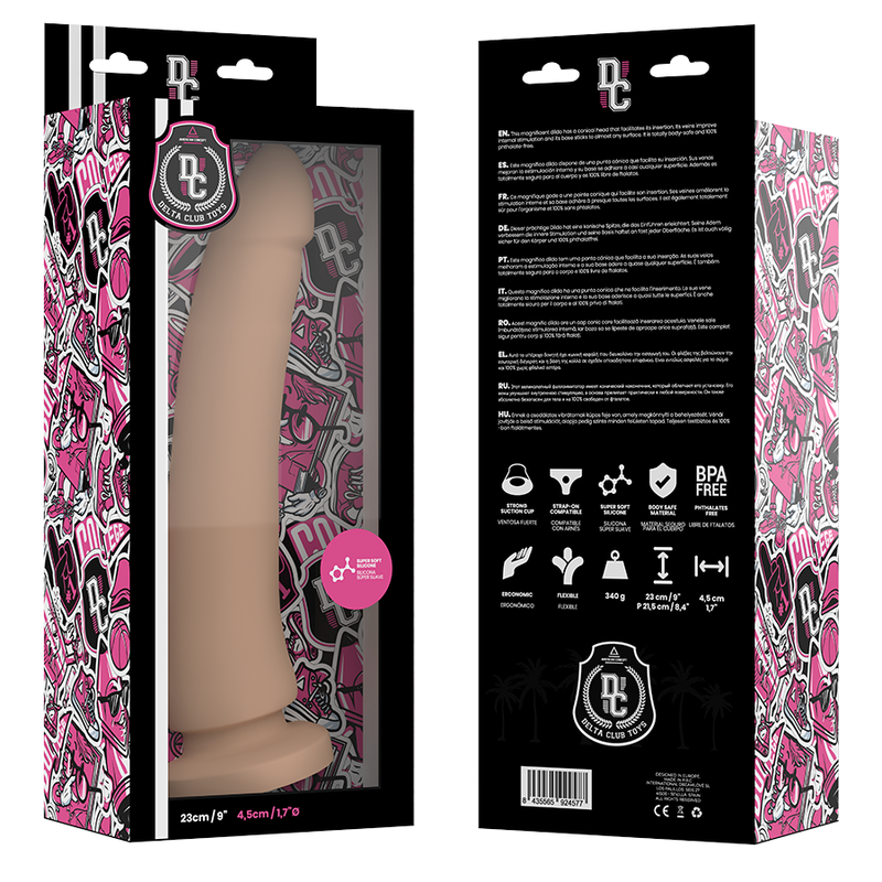 Dildo Realistico in Silicone Medicale Delta Club — 23 cm
