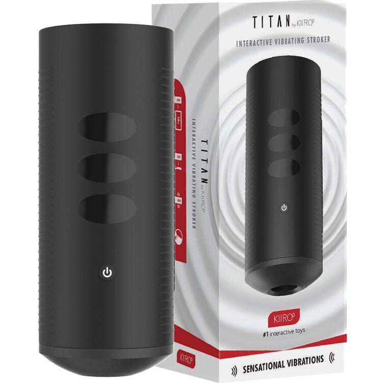 Masturbatore Maschile Interattivo Kiiroo Titan — 9 Vibratori