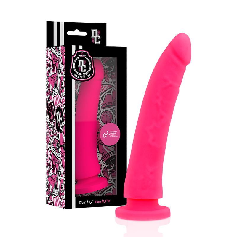 Imbracatura Strapless con Dildo Delta Club — Silicone Rosa 17 cm