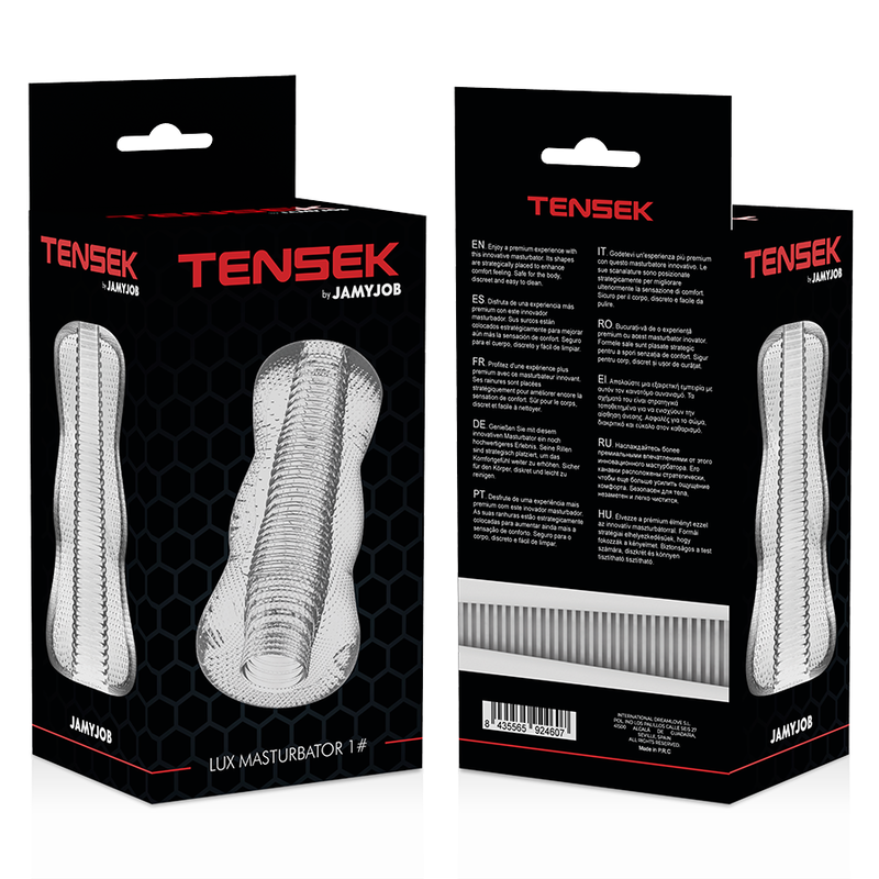 Masturbatore Maschile Jamyjob Extreme Tensek 1 — Trasparente