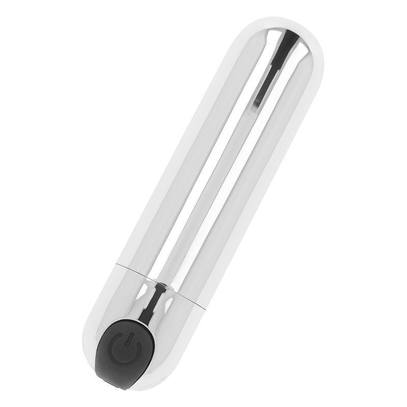 Uovo Vibrante Ricaricabile Ohmama — Argento 8 cm