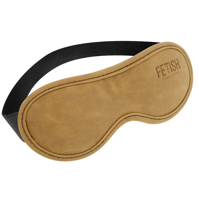 Maschera BDSM in Pelle Vegana Fetish Submissive Origin — Neoprene