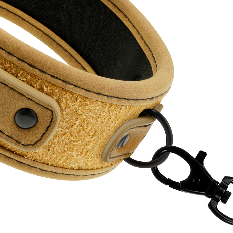 Collare BDSM con Catena e Manette Fetish Submissive Origin