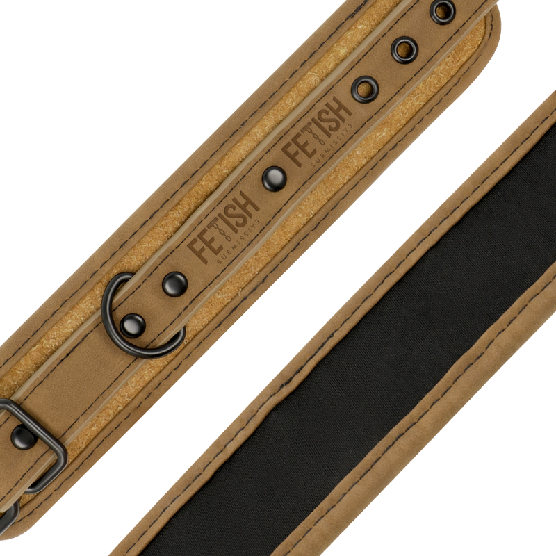 Manette BDSM in Pelle Vegana Fetish Submissive Origin — Neoprene