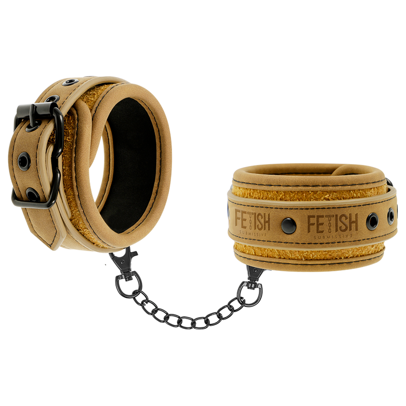 Manette BDSM in Pelle Vegana Fetish Submissive Origin — Neoprene