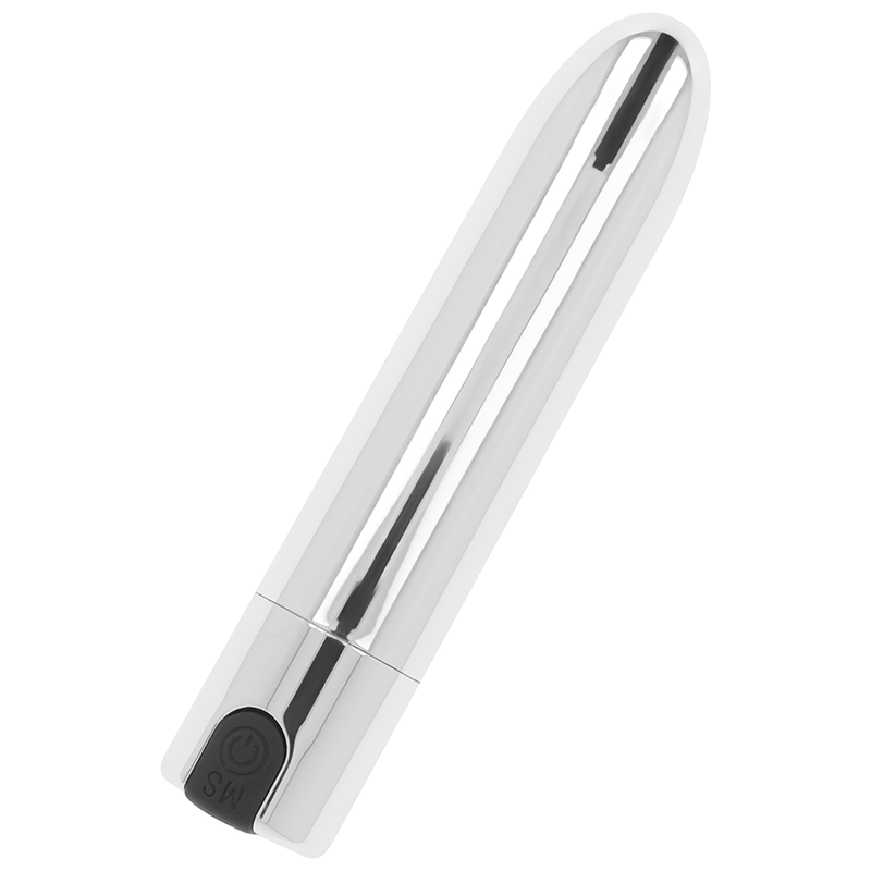 Uovo Vibrante Ricaricabile Ohmama — Argento 9.5 cm