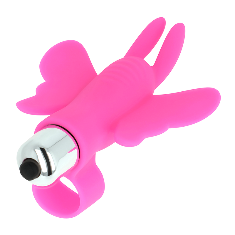 Vibratore Ditale Clitoride Ohmama Farfalla — Silicone ABS