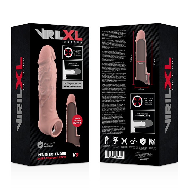 Guaina Fallica in Silicone VirilXL Extension V9