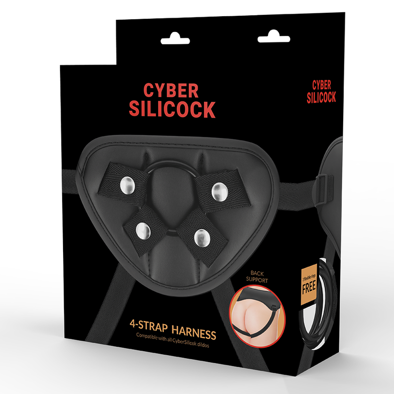Imbracatura Strapless Cyber Silicock — Con 3 Anelli