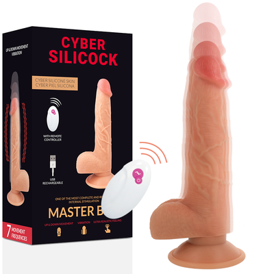 Dildo Realistico Vibrante Cyber Silicock Realistic Master — 23 cm