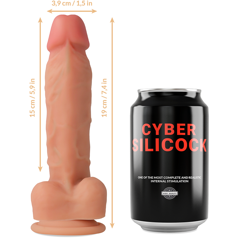 Imbracatura Strapless Cyber Silicock Oliver — 3 Anelli, 19 cm