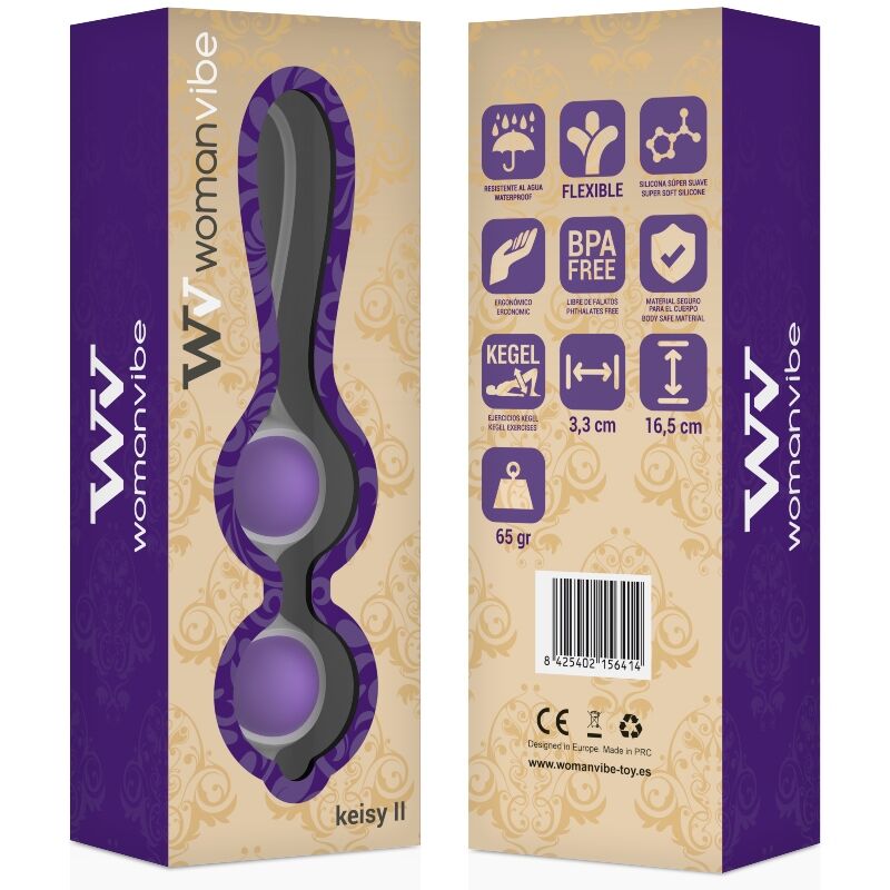 Sfere Geisha Allenamento Pavimento Pelvico Womanvibe Keisy II