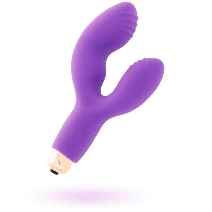 Vibratore Clitoride e Vaginale Womanvibe Vanix — Silicone 12 cm