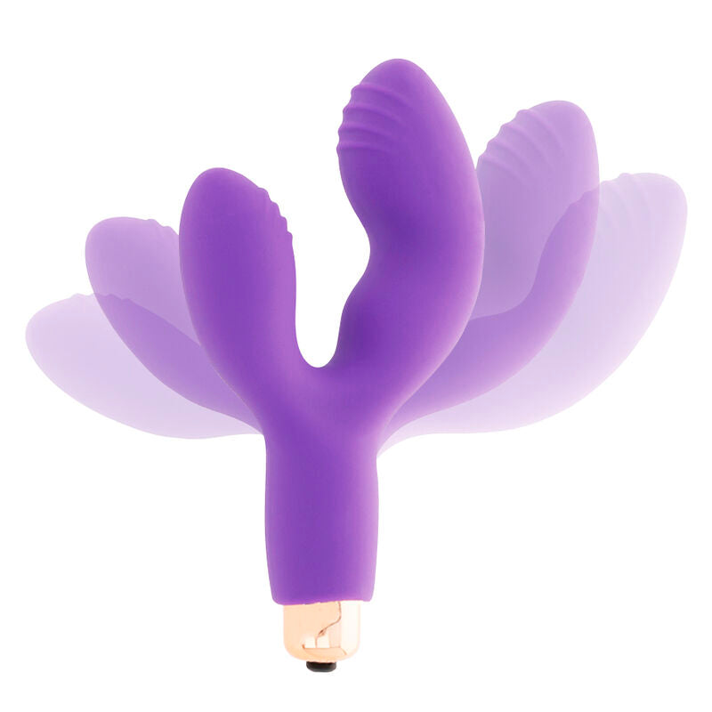 Vibratore Clitoride e Vaginale Womanvibe Vanix — Silicone 12 cm