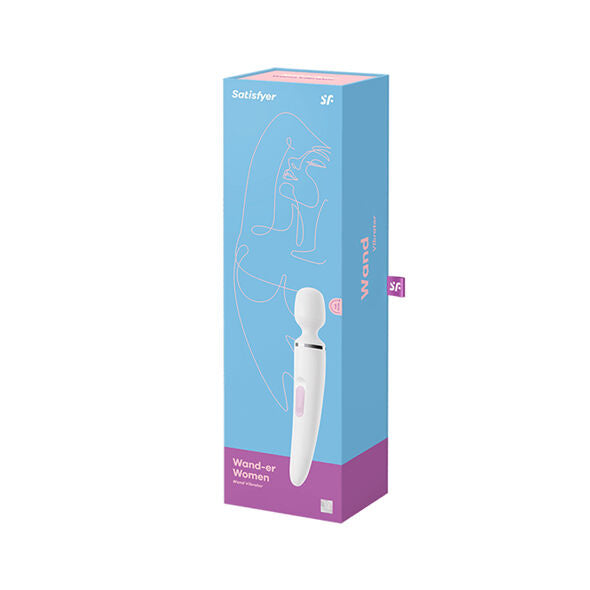 Vibratore Wand Satisfyer Wand-er Woman — Bianco