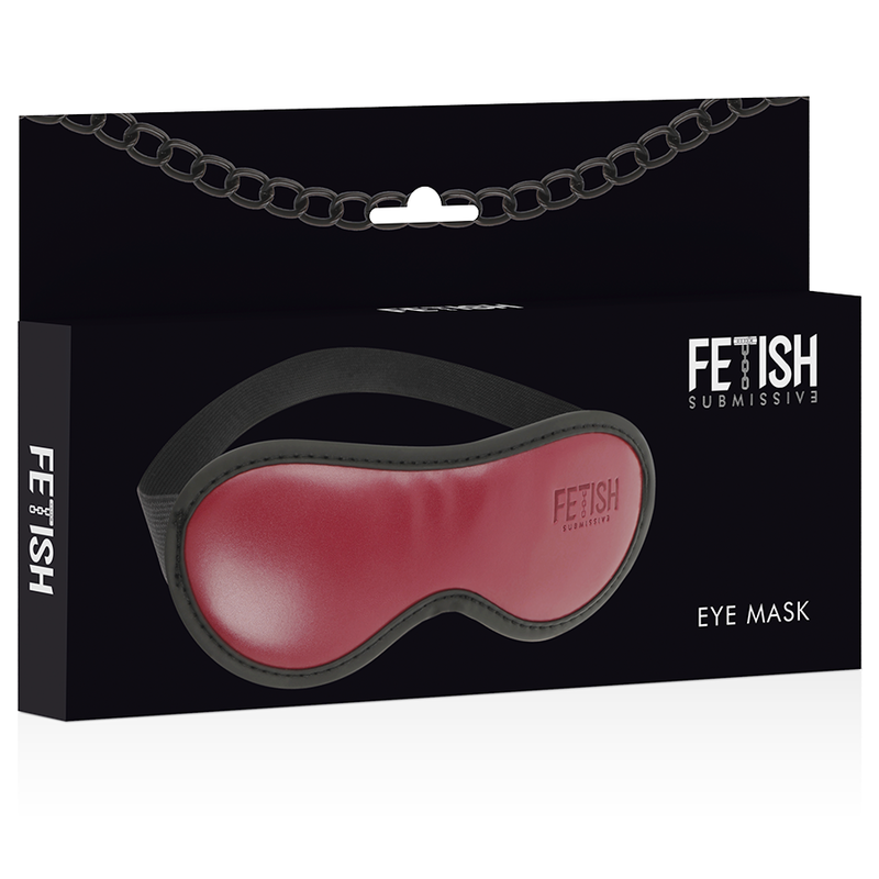 Maschera BDSM in Pelle Vegana Fetish Submissive Dark Room