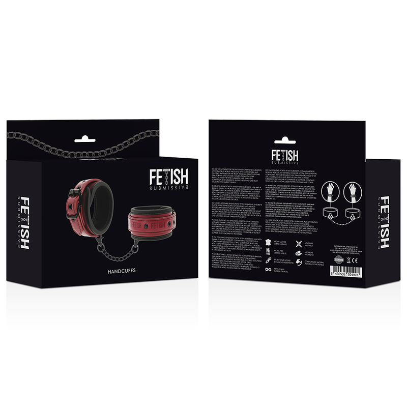 Manette BDSM Vegan Fetish Submissive Dark Room — Neoprene