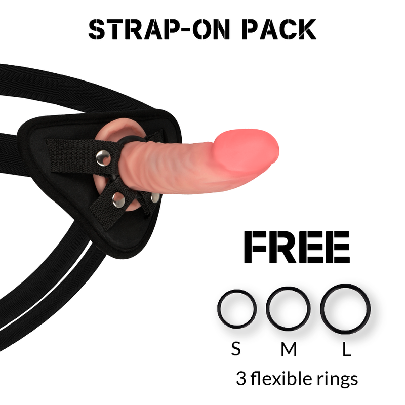 Imbracatura con Dildo Realistico Rock Army Tiger — 14 cm