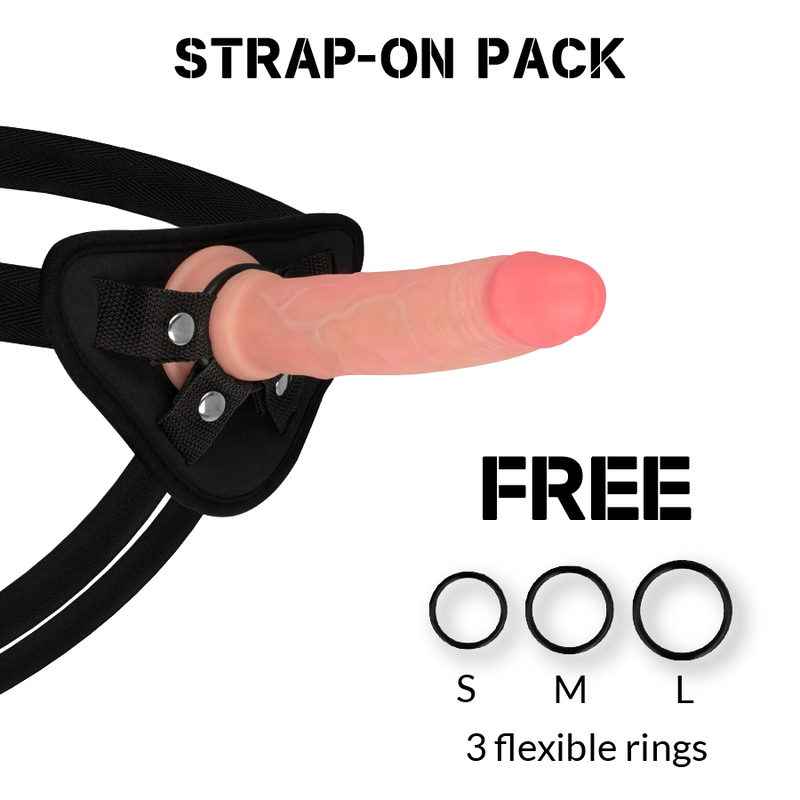 Imbracatura con Dildo Realistico Rock Army Avenger — 19 cm