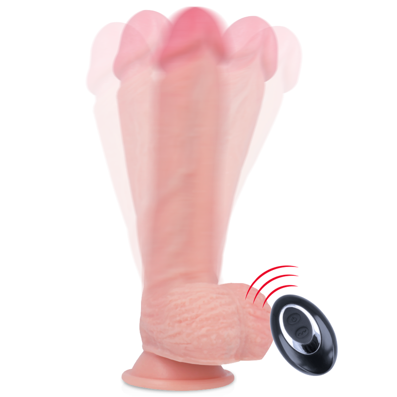 Imbracatura Strapless con Dildo Vibrante Rock Army Apache — 20,5 cm