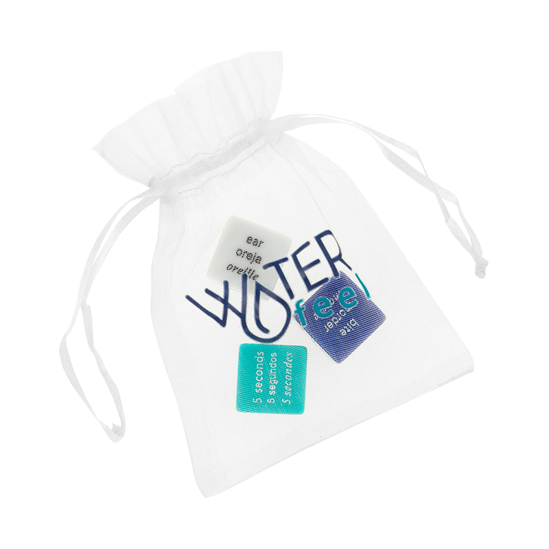 Gioco di Dadi Erotici Waterfeel — Con Borsa in Raso