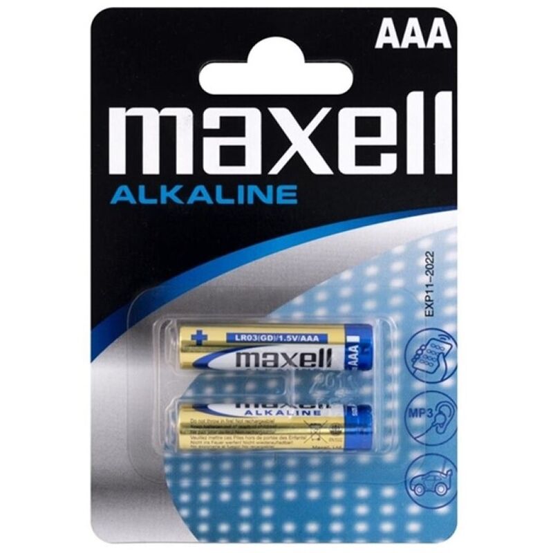 Batterie Alcaline AAA Maxell LR03 — 2 Unità