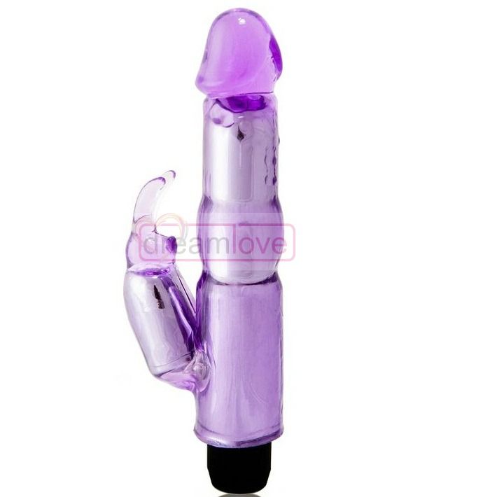 Vibratore Rabbit Baile Fantasy Vibe — Viola, 2 Motori